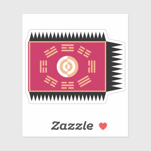 Vlag van de Joseon-dynastie Sticker (Vel)