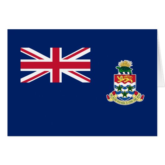 Vlag van de Kaaimaneilanden (Voorkant Horizontaal)