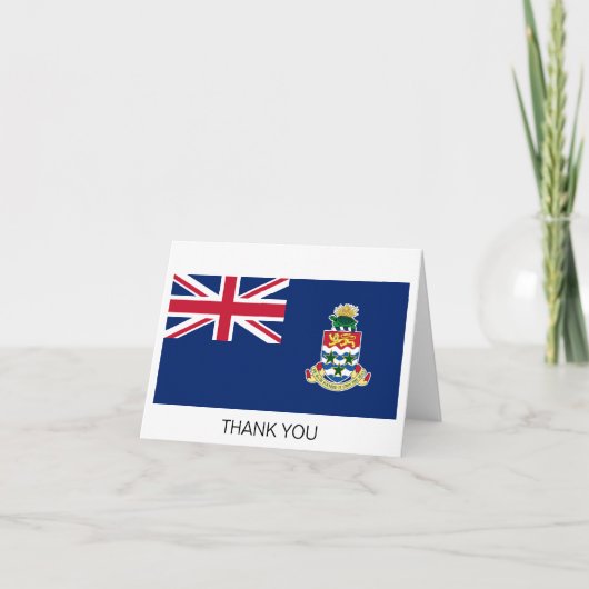 Vlag van de Kaaimaneilanden Bedankkaart (Voorkant)