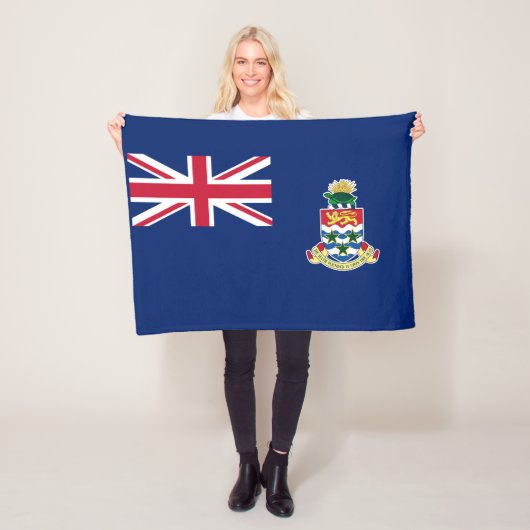 Vlag van de Kaaimaneilanden Fleece Deken (In situ)