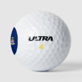 Vlag van de Kaaimaneilanden Golfballen (Logo)