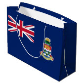 Vlag van de Kaaimaneilanden Groot Cadeauzakje (Achterkant Gekanteld)