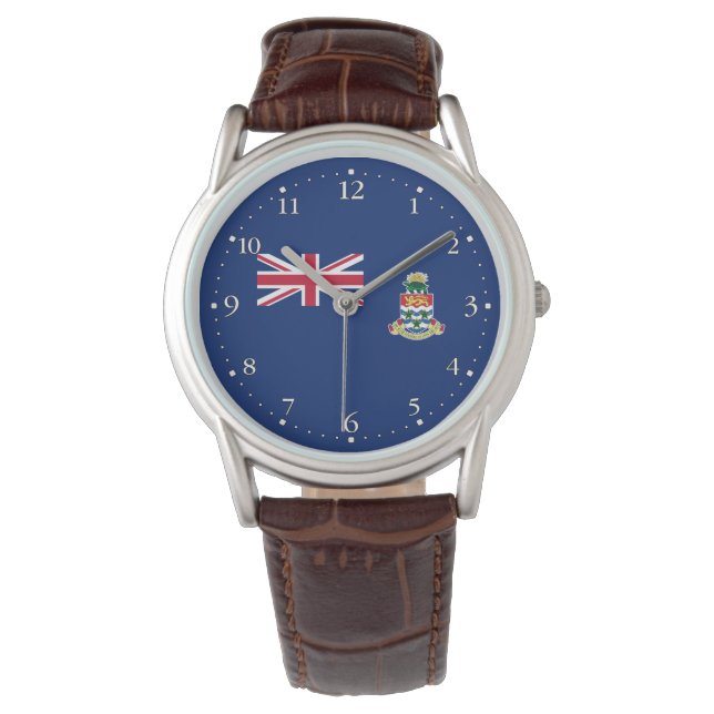 Vlag van de Kaaimaneilanden Horloge (Voorkant)