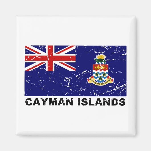  vlag van de Kaaimaneilanden Magneet (Voorkant)