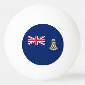 Vlag van de Kaaimaneilanden Pingpongbal (Achterkant)