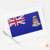 Vlag van de Kaaimaneilanden Rechthoekige Sticker (Envelop)