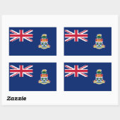 Vlag van de Kaaimaneilanden Rechthoekige Sticker (Vel)