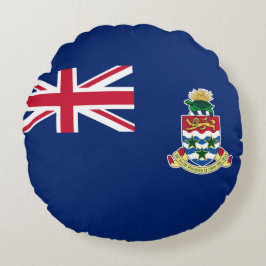 Vlag van de Kaaimaneilanden Rond Kussen