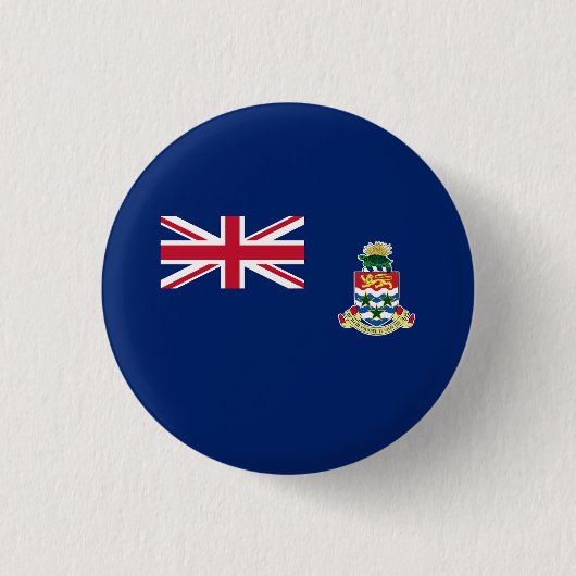 Vlag van de Kaaimaneilanden Ronde Button 3,2 Cm (Voorkant)