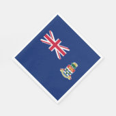 Vlag van de Kaaimaneilanden Servet (Hoek)