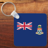 Vlag van de Kaaimaneilanden Sleutelhanger (Voorkant)