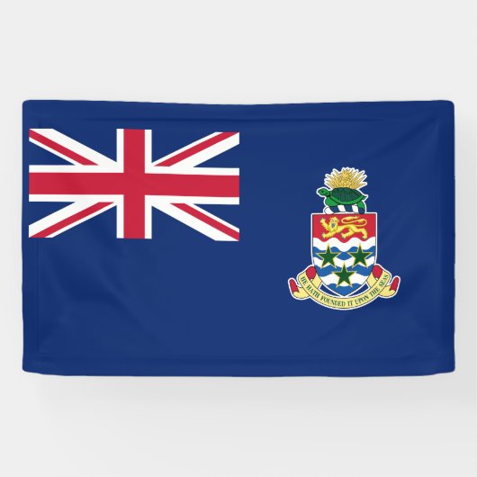 Vlag van de Kaaimaneilanden Spandoek (Horizontaal)