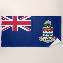 Vlag van de Kaaimaneilanden Strandlaken