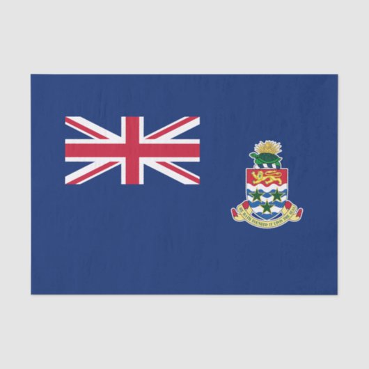 Vlag van de Kaaimaneilanden Tissuepapier (Voorkant)