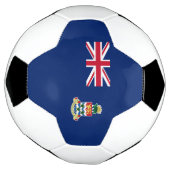 Vlag van de Kaaimaneilanden Voetbal (Gedraaid)