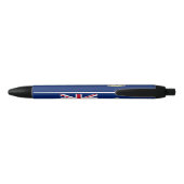 Vlag van de Kaaimaneilanden Zwarte Inkt Pen (Achterkant)