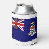 vlag van de kaymaneilanden blikjeskoeler (Blikje Voorkant)