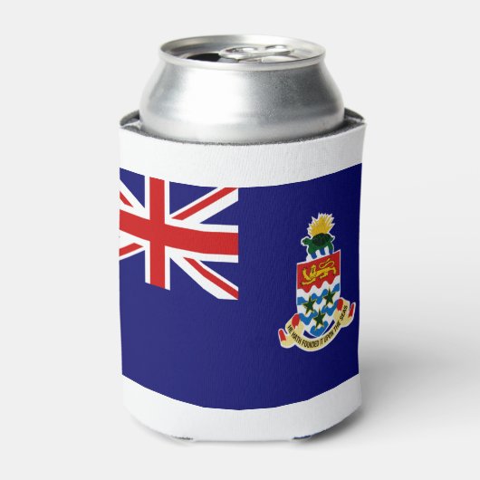 vlag van de kaymaneilanden blikjeskoeler (Blikje Voorkant)