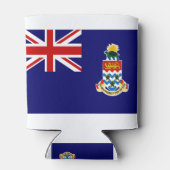 vlag van de kaymaneilanden blikjeskoeler (Achterkant)