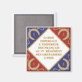 Vlag van de Keizerlijke Garde Magneet (Voorkant / Achterkant)