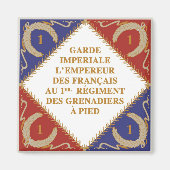 Vlag van de Keizerlijke Garde Magneet (Voorkant)