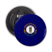 Vlag van de Kentucky-staat Button Flesopener (Voorkant)