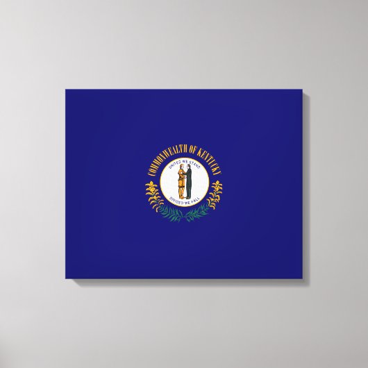 Vlag van de Kentucky-staat Canvas Afdruk (Voorkant)