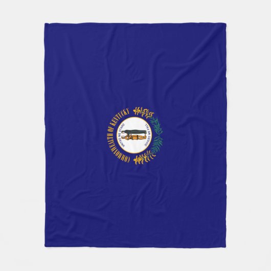 Vlag van de Kentucky-staat Fleece Deken (Voorkant)