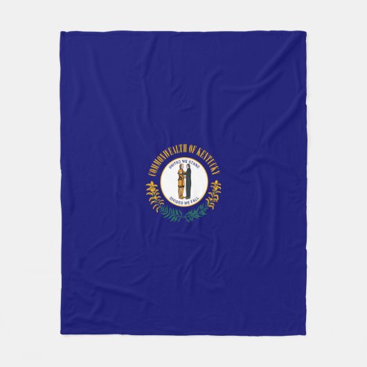 Vlag van de Kentucky-staat Fleece Deken (Voorkant)