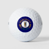 Vlag van de Kentucky-staat Golfballen (Voorkant)