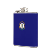 Vlag van de Kentucky-staat Heupfles (Links)