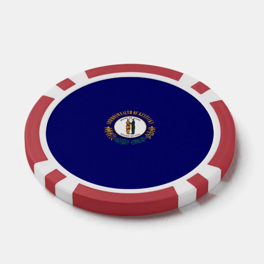 Vlag van de Kentucky-staat Poker Chips (Enkel)