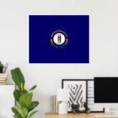 Vlag van de Kentucky-staat Poster (Thuiskantoor)