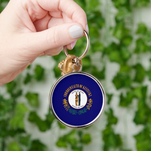 Vlag van de Kentucky-staat Sleutelhanger (Hand)
