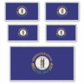 Vlag van de Kentucky-staat Sticker (Voorkant)