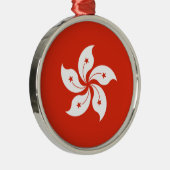 Vlag van de keramische Ornament van Hongkong (Rechts)