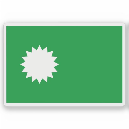 Vlag van de Khmer Loeu etnische groep van Cambodja Sticker (Voorkant)