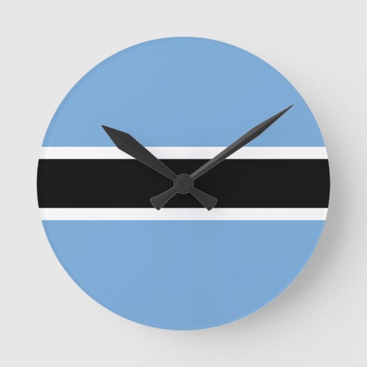 Vlag van de Klok van de Muur van Botswana (Voorkant)