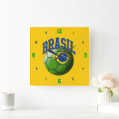 Vlag van de klok van het Voetbal van Brasil (Huis)