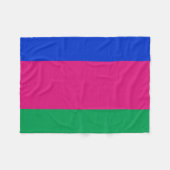 Vlag van de Koebaanse Volksrepubliek Fleece Deken (Voorkant (Horizontaal))