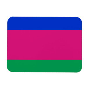 Vlag van de Koebaanse Volksrepubliek Magneet