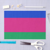 Vlag van de Koebaanse Volksrepubliek Tissuepapier (Craft)