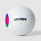 Vlag van de Koeban Volksrepubliek Golfballen (Logo)