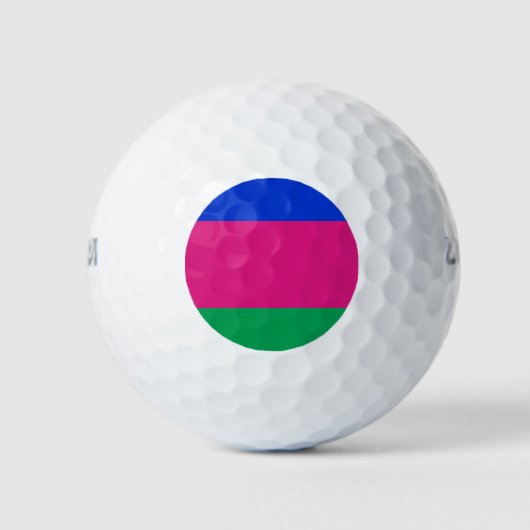 Vlag van de Koeban Volksrepubliek Golfballen (Voorkant)