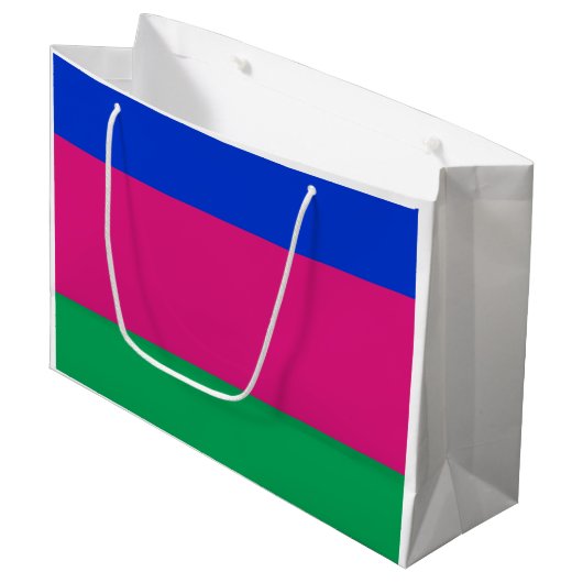 Vlag van de Koeban Volksrepubliek Groot Cadeauzakje (Voorkant Gekanteld)