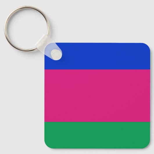 Vlag van de Koeban Volksrepubliek Sleutelhanger (Voorkant)