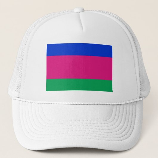 Vlag van de Koeban Volksrepubliek Trucker Pet (Voorkant)