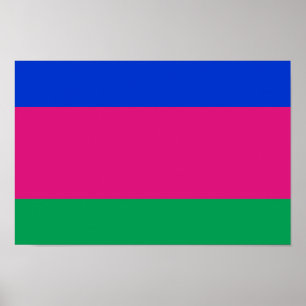 Vlag van de Koebanische Volksrepubliek Poster