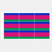 Vlag van de Koebanse Volksrepubliek Labels (Vel)