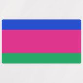 Vlag van de Koebanse Volksrepubliek Labels (Design 1)